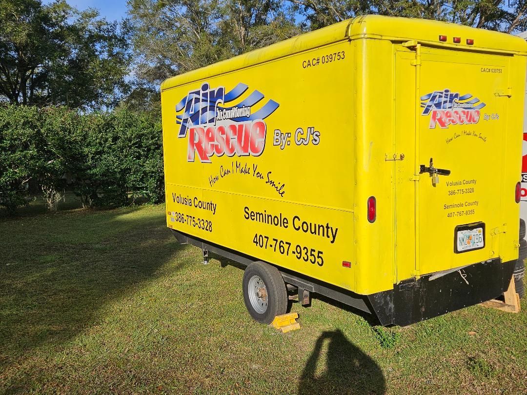 Air Rescue work trailer.