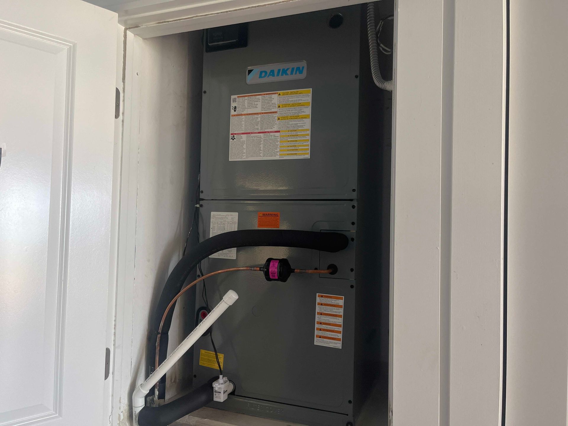 Home furnace installation by Air Rescue.