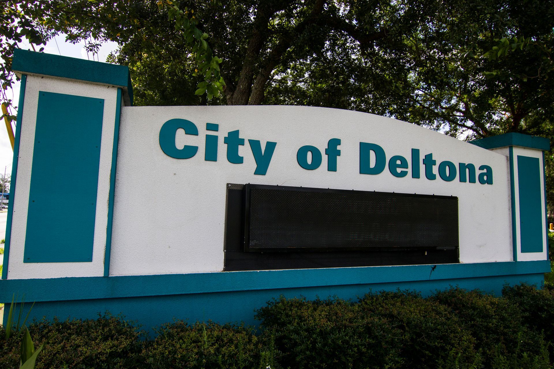 City of Deltona sign