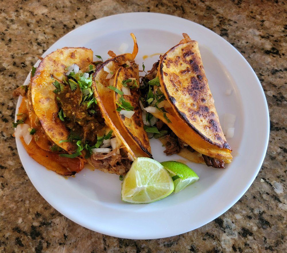 Three Birria Tacos