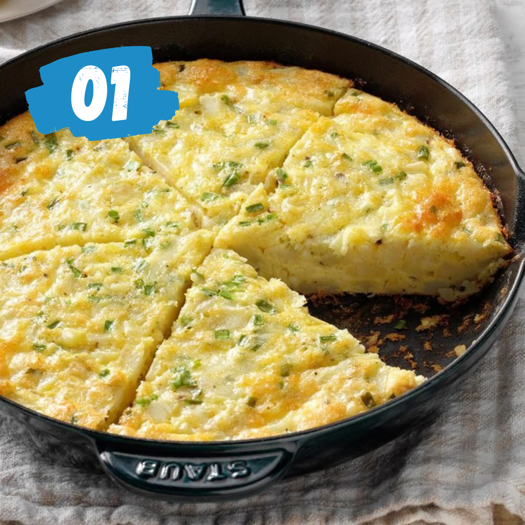 Swiss and Chive Quiche