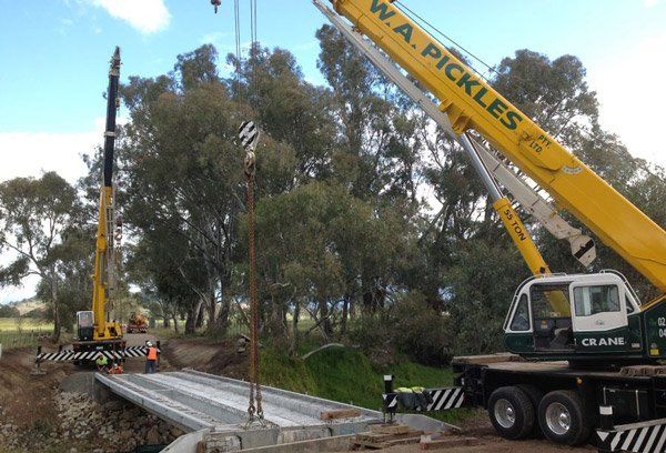 One of our cranes in Wodonga