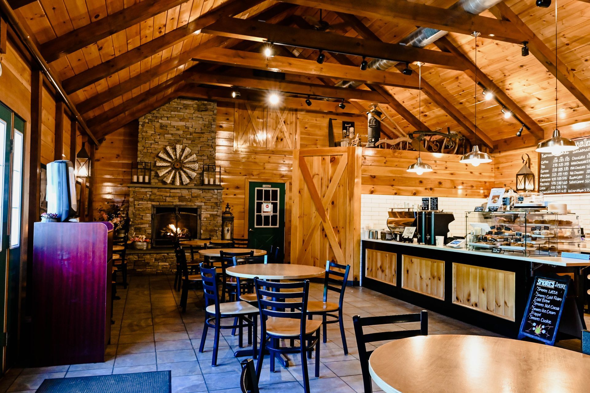 Rustic cafe
