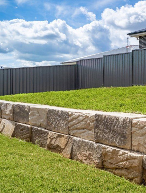 Stone Retaining Wall — Retaining Walls in Yeppoon, QLD