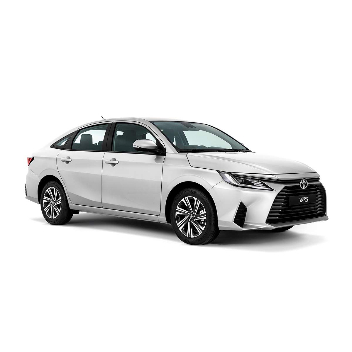 A white toyota avalon is shown on a white background.
