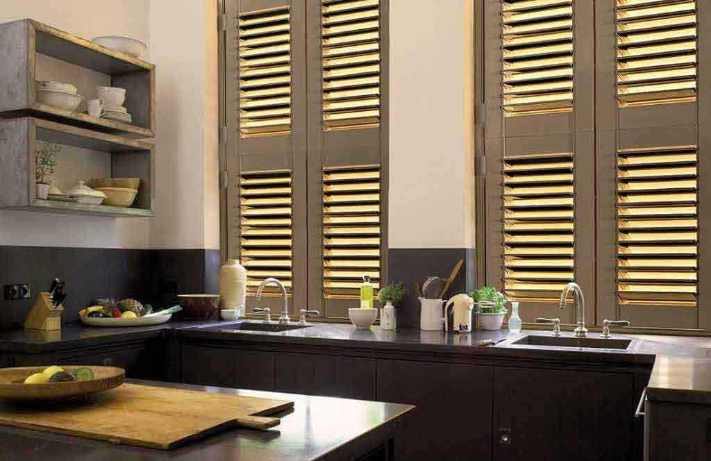Kitchen With Shutters