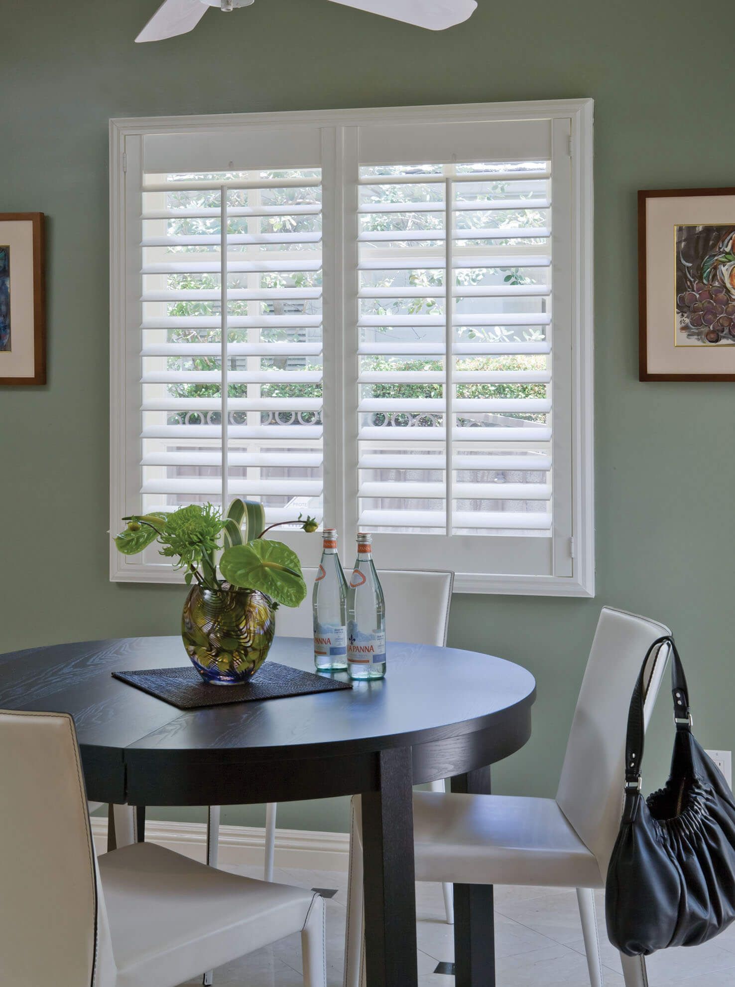 Dining Area With Table & Shutters