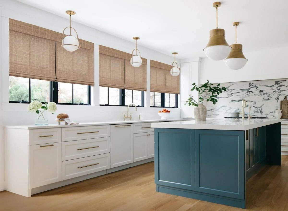 Kitchen With Window Shades