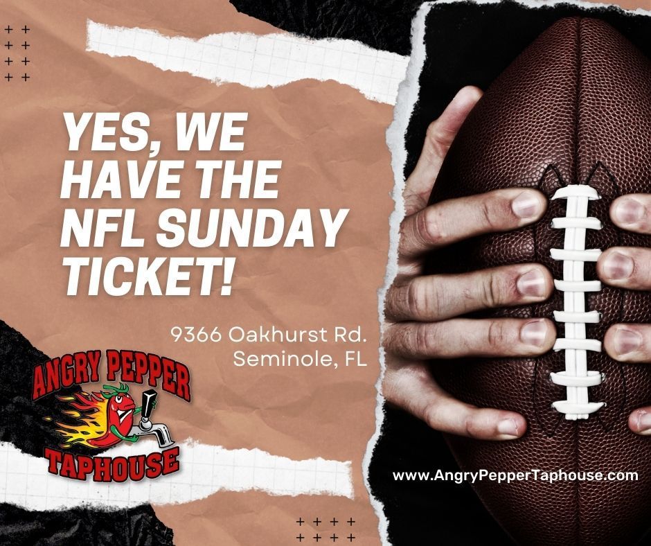 Angry Pepper Taphouse Seminole, FL NFL Sunday Ticket