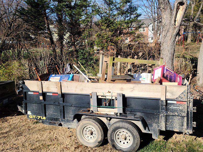 Yard Waste Removal, Yard Cleanup in Fredericksburg VA