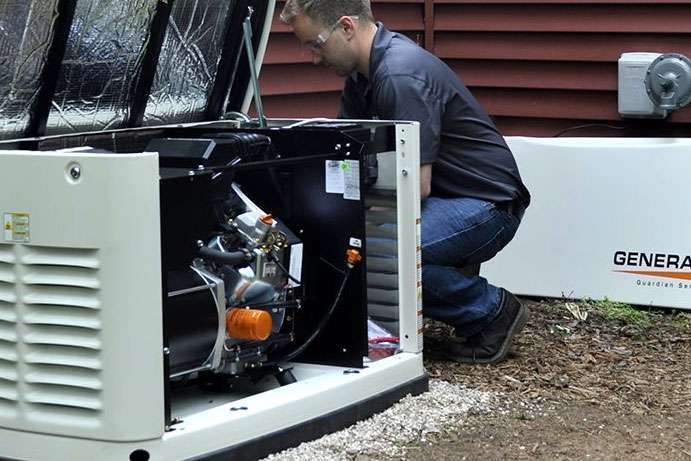 Installation of your whole home Generac backup generator