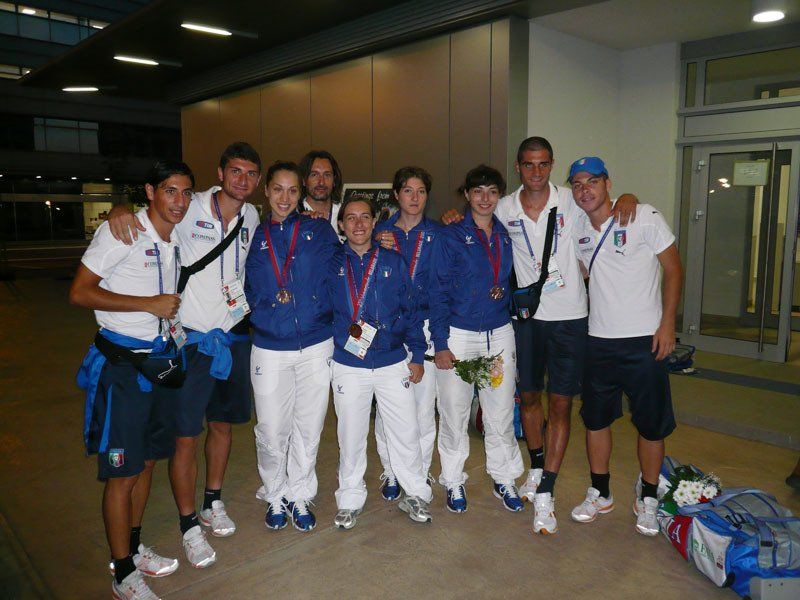 atleti italiani con staff sanitario