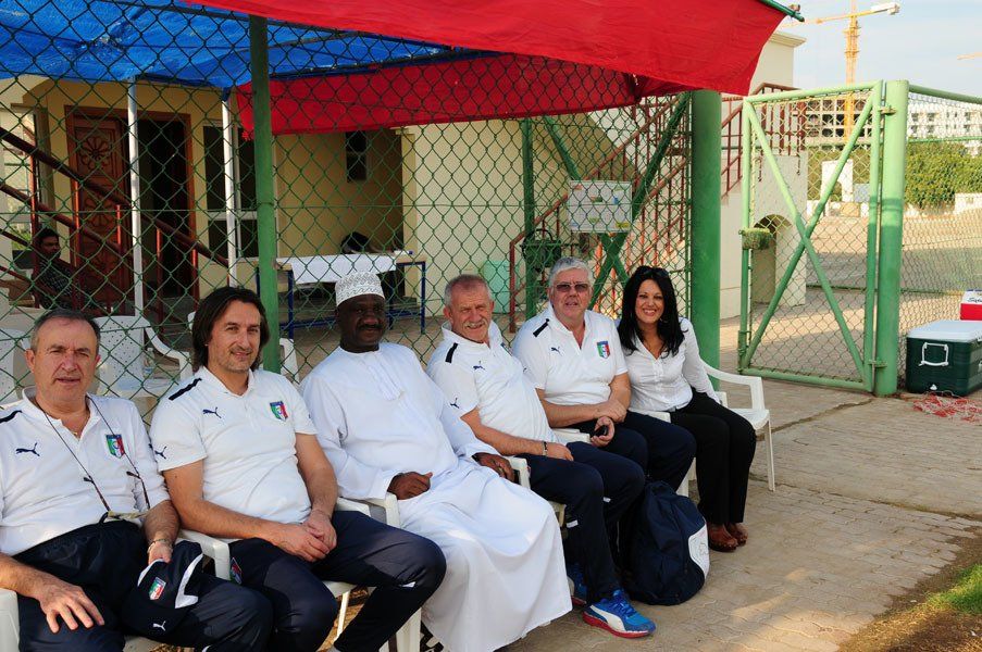 staff di una nazionale giovanile italiana di calcio