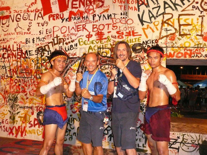 fisioterapisti italiani alle universiadi di Bangkok