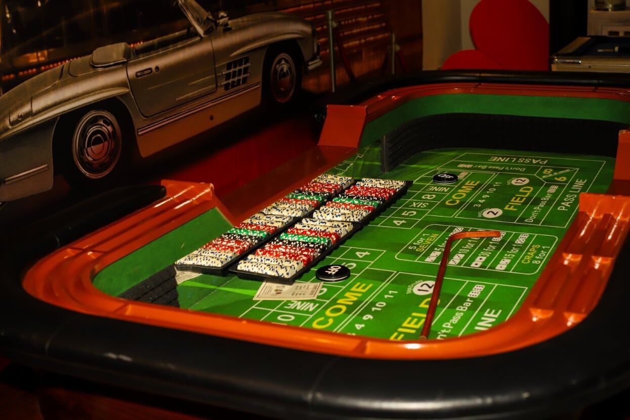 Host a casino night with a professional craps table
