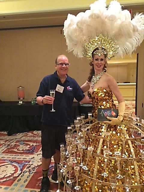 Pit Boss with champagne table