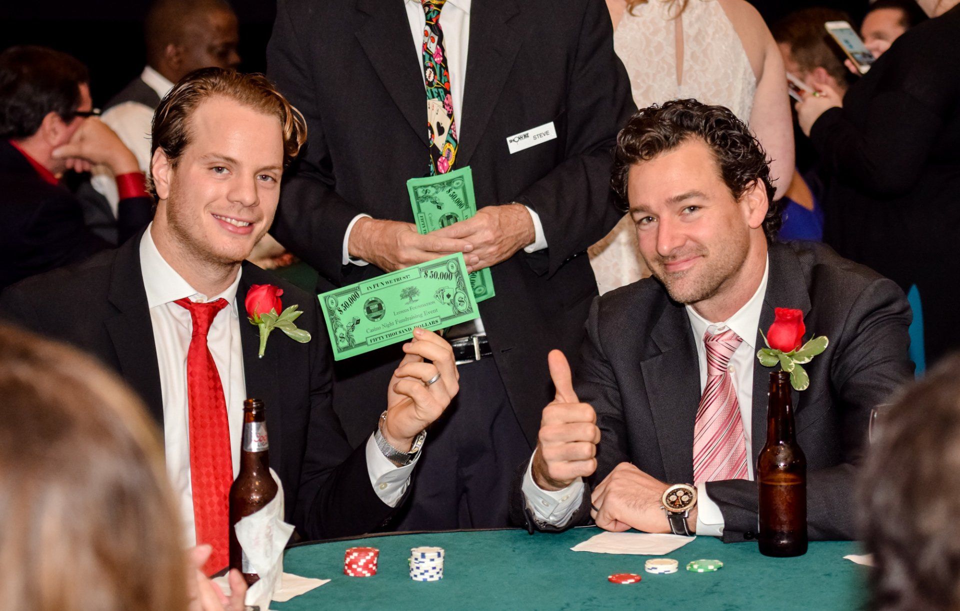 Custom funny money available for your next casino party event. 