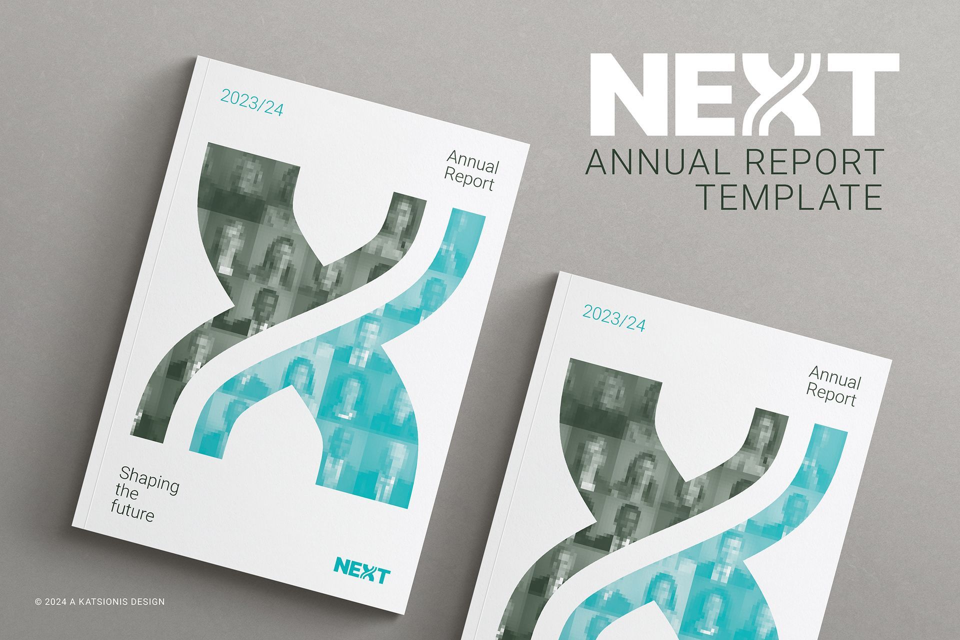 NEXT Annual Report Template Covers