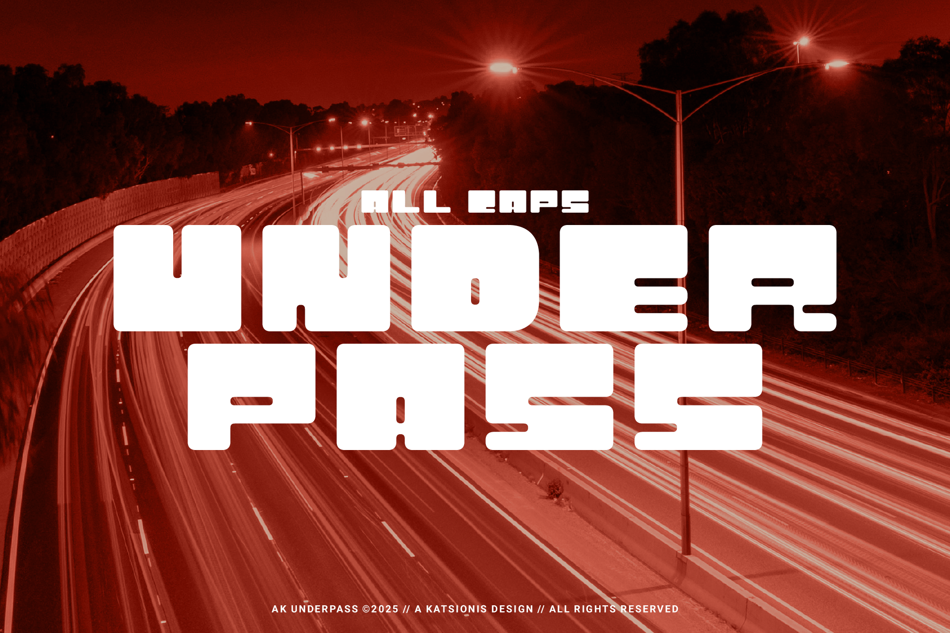 Underpass Display Font