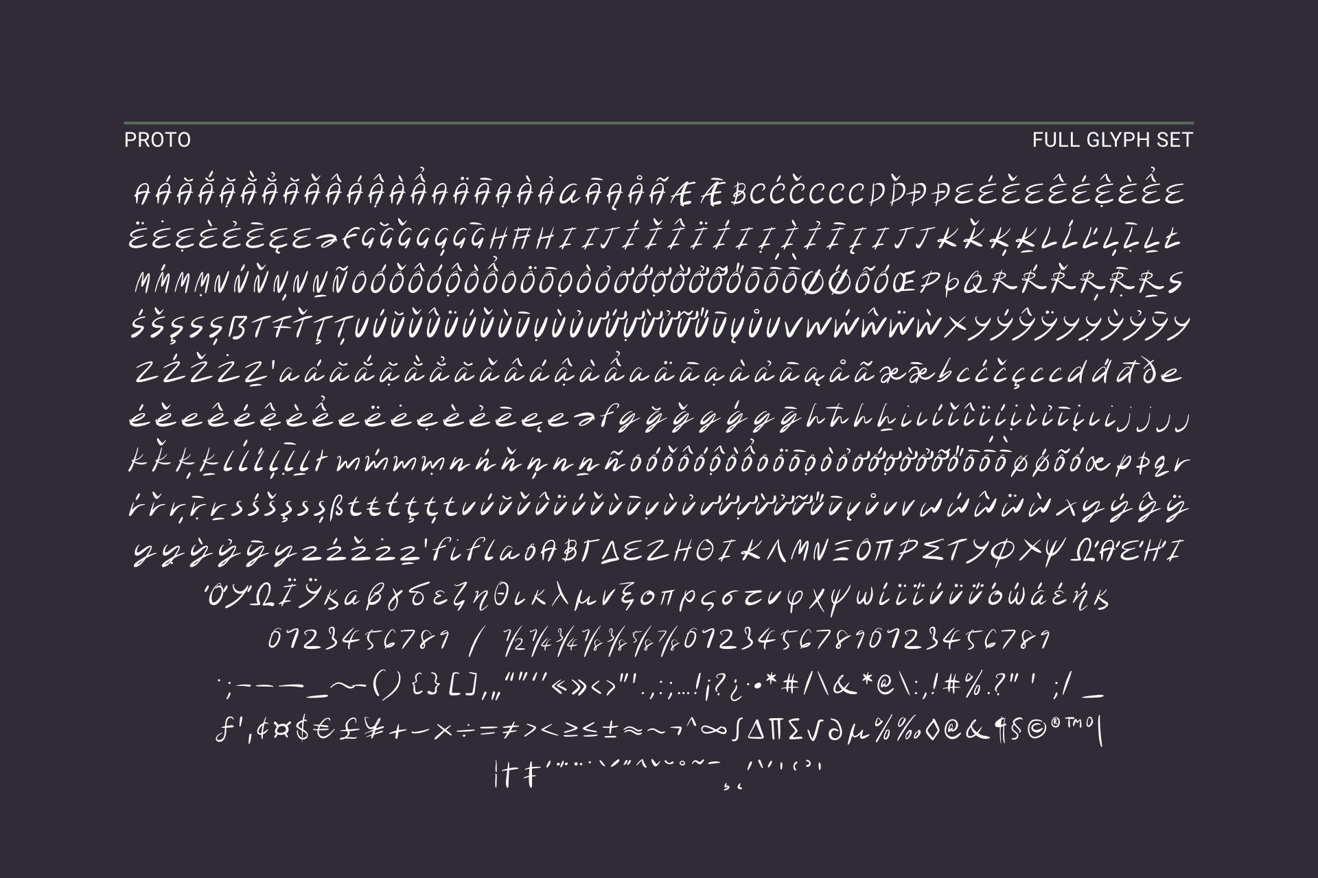 A black and white image of the alphabet and numbers on a black background.
