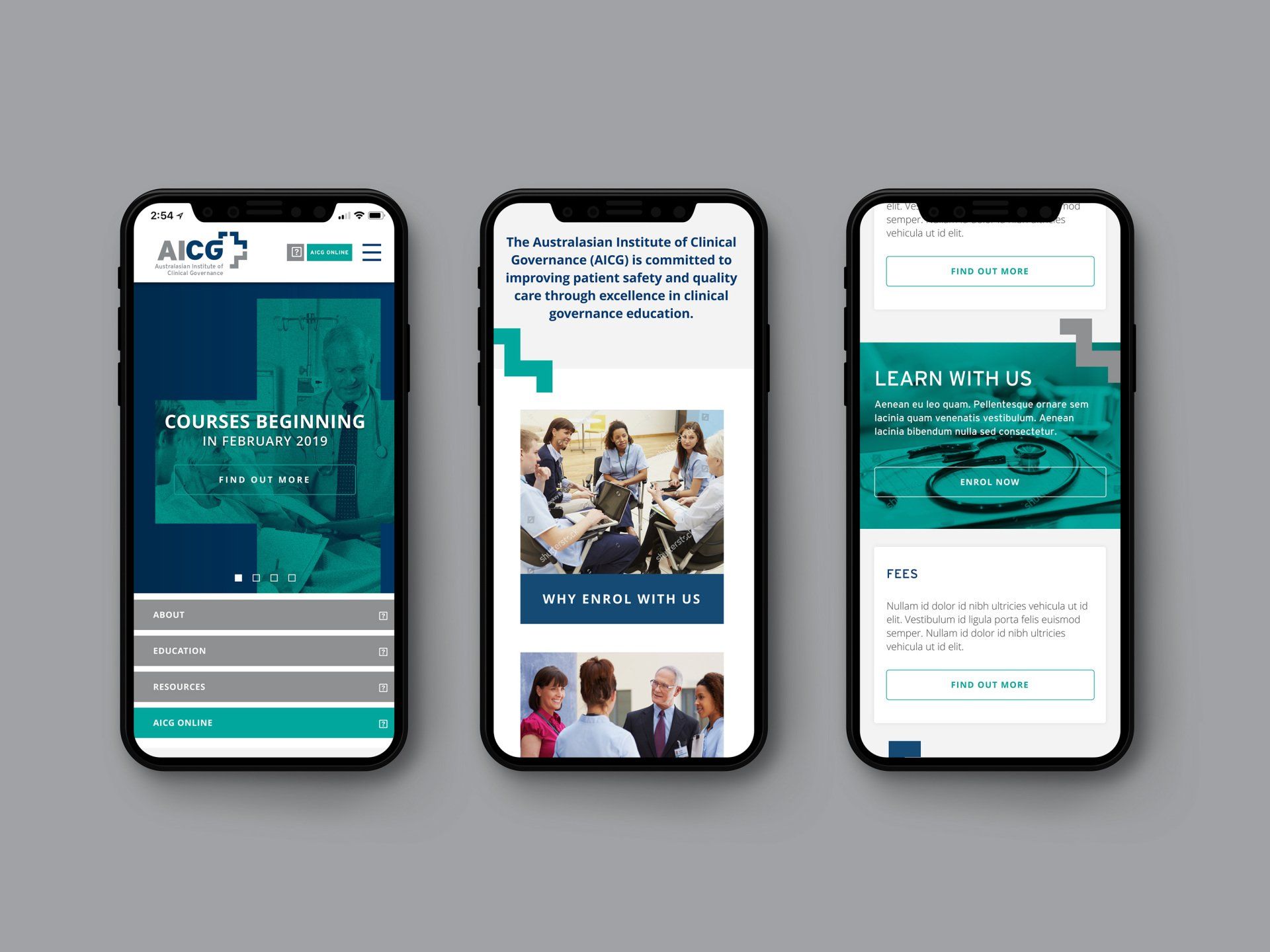 AICG Mobile design