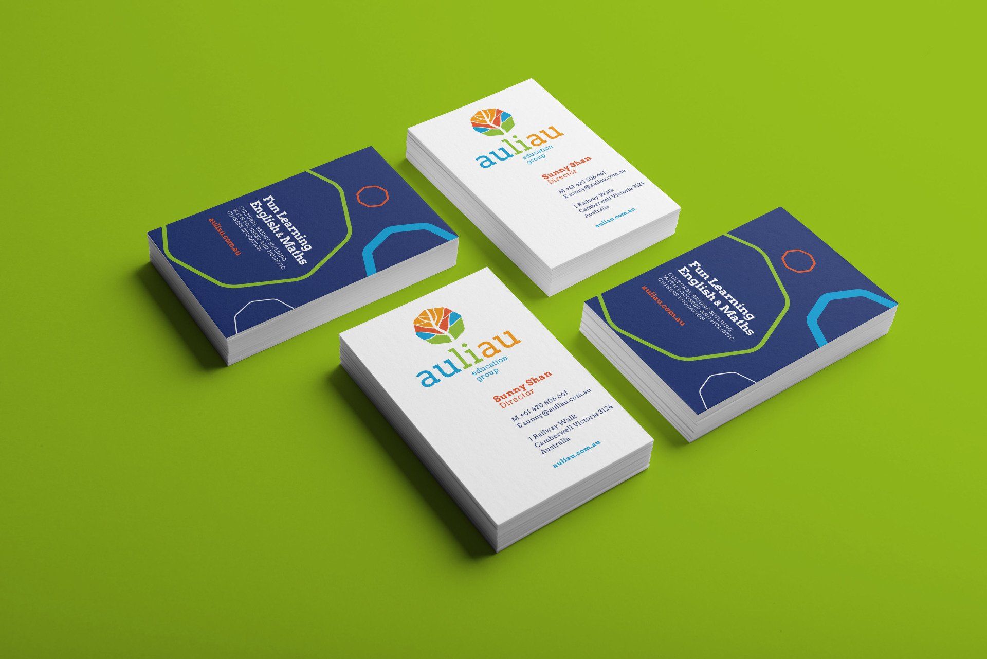 AULIAU Business Card designs