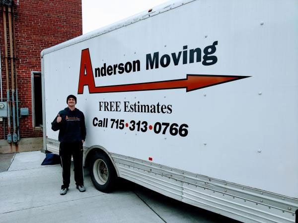 Man And White Truck — Eau Claire, WI — Anderson Moving