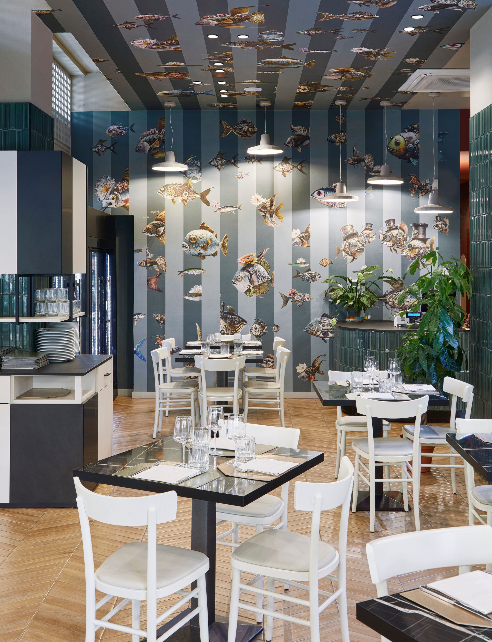 tavoli di un ristorante