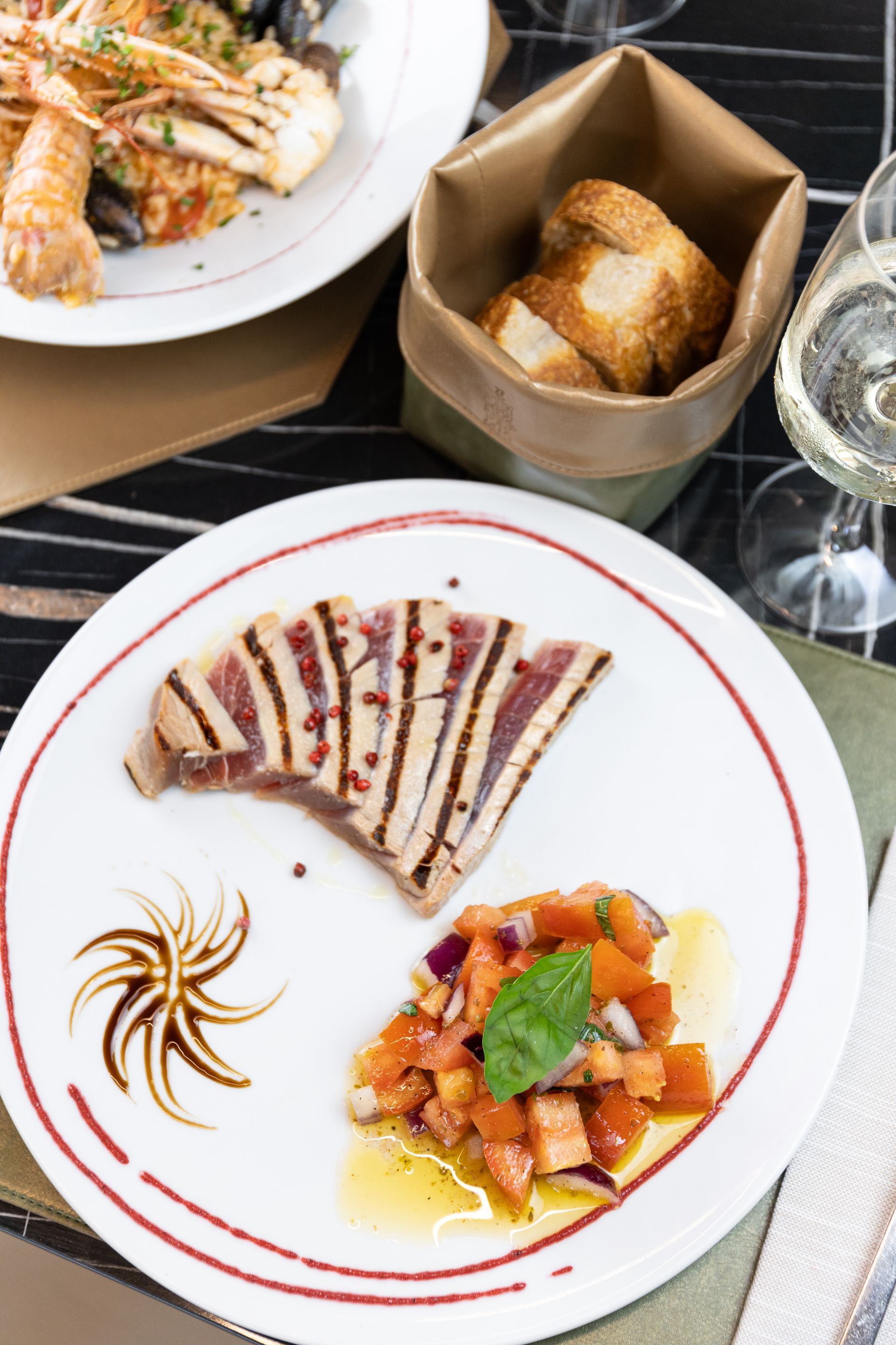 banco di pesce fresco