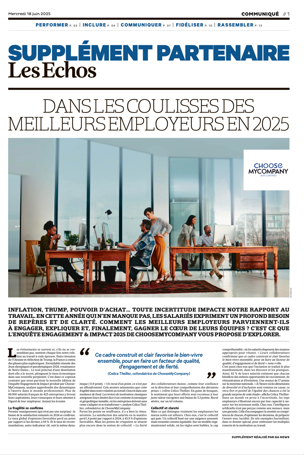 cahier spécial Les Echos Start