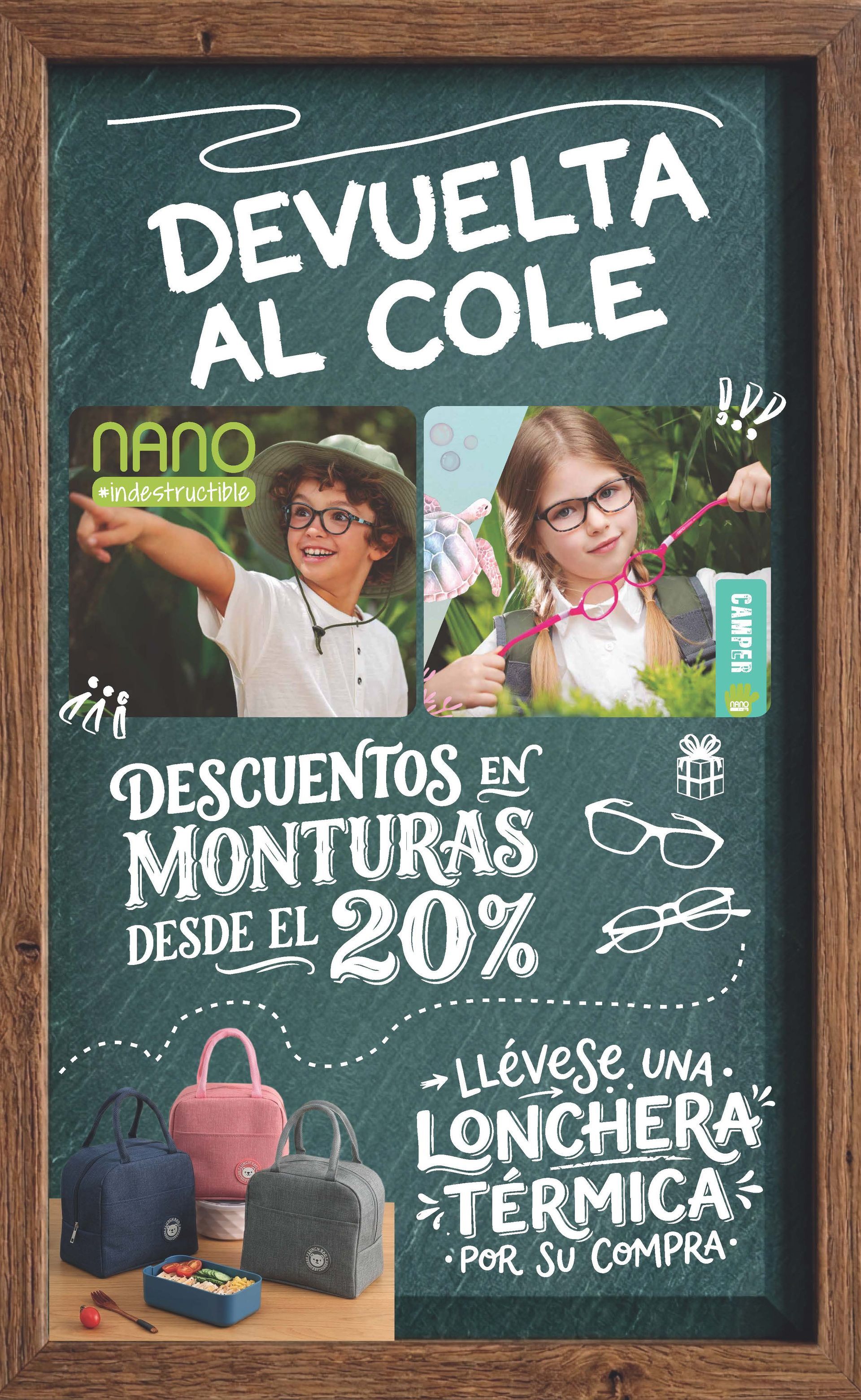 Devuelta al cole, descuentos especiales, llévese una lonchera térmica por su compra