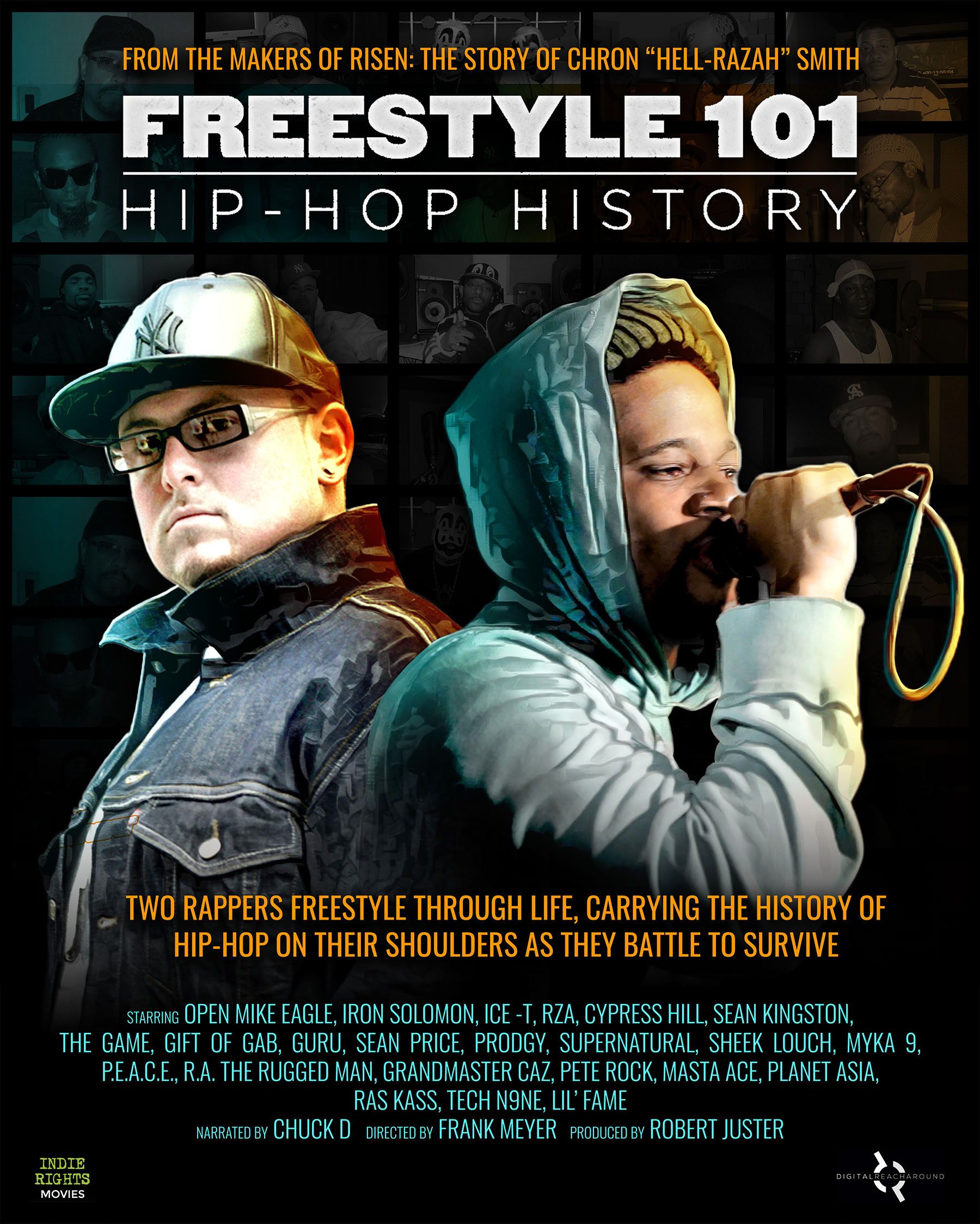 a movie poster for freestyle 101 hip-hop history