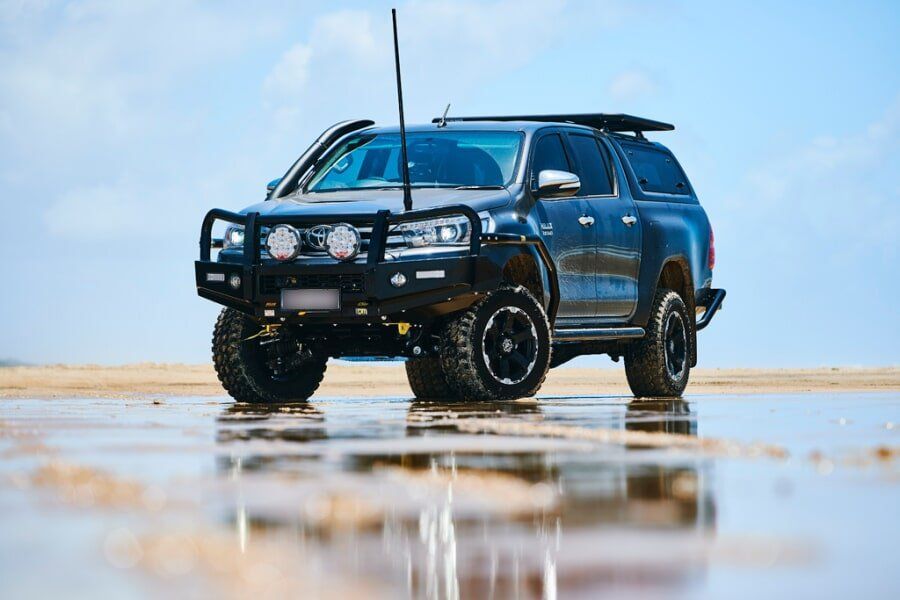 4x4 on a Wet Field — 4WD & Off-Road Equipment in Albury, NSW