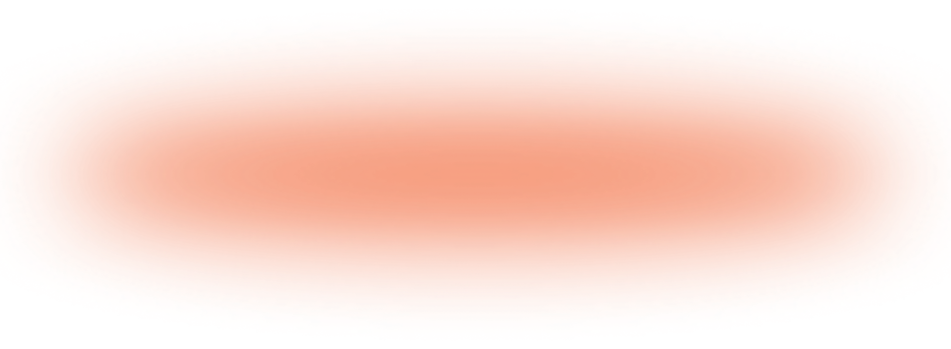 A blurred gradient of orange against a white background.