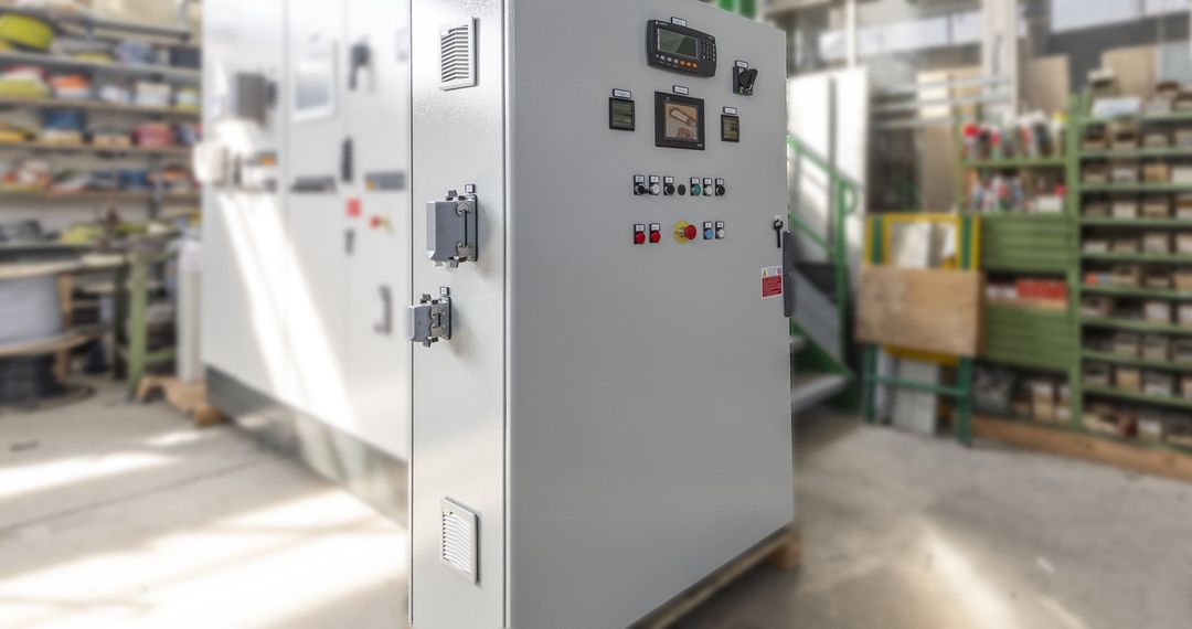 cabinets with switchboards for industrial equipment