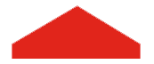 Un triangle rouge sur fond blanc.