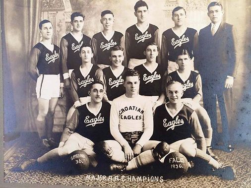 Croatian Eagles Soccer Club history team picture