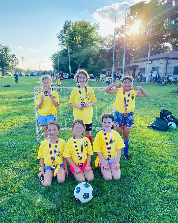 Croatian Eagles Soccer Club players participating in Street Soccer