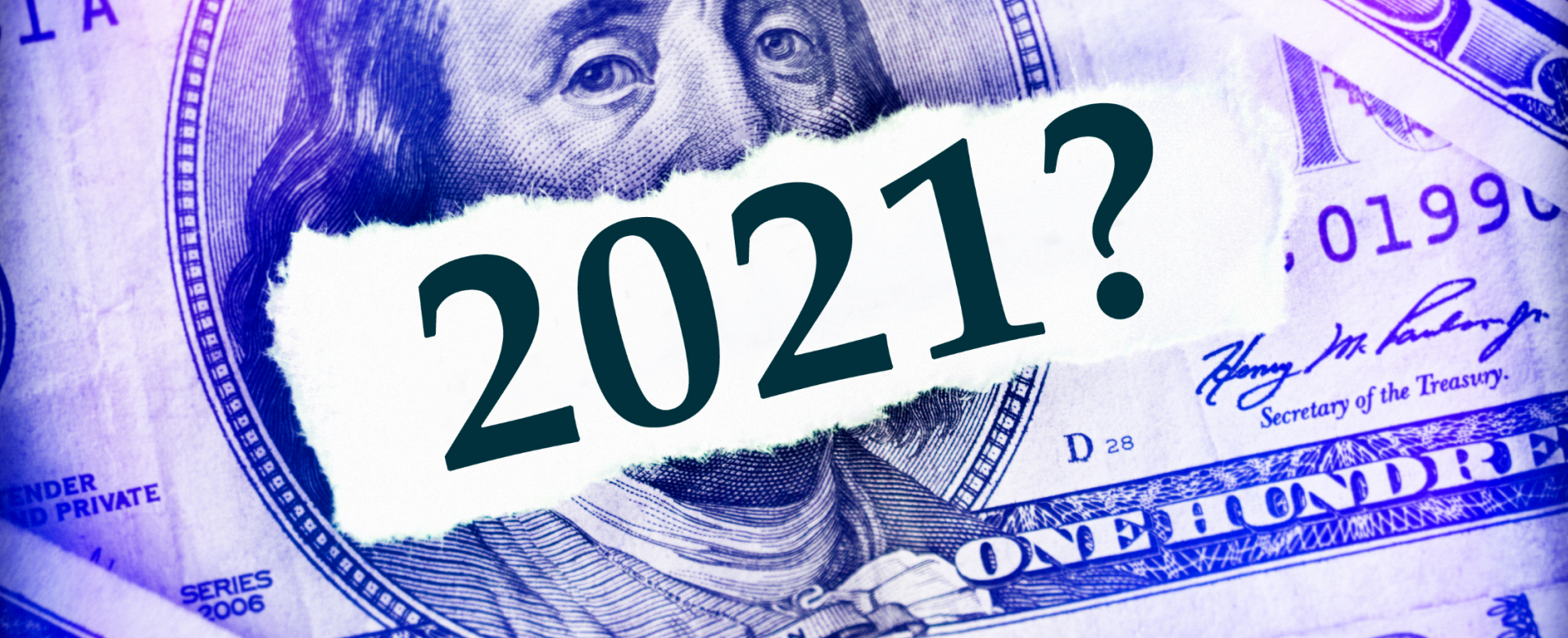 Billete de dollar y 2021?