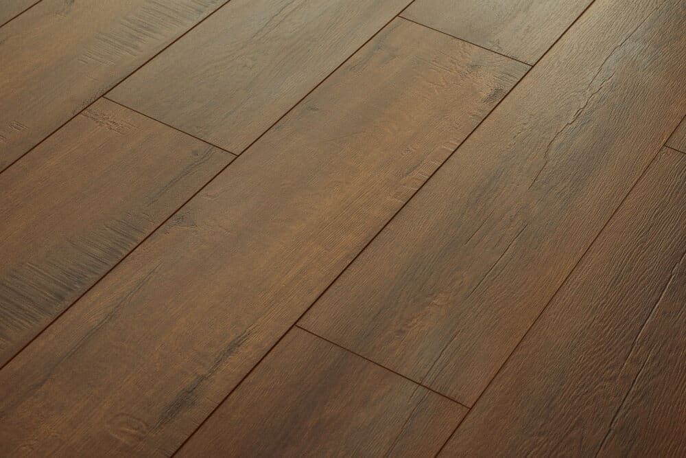 A Close Up of a Wooden Floor in a Room — ASpect Wall & Floor Tiling in Charmhaven, NSW