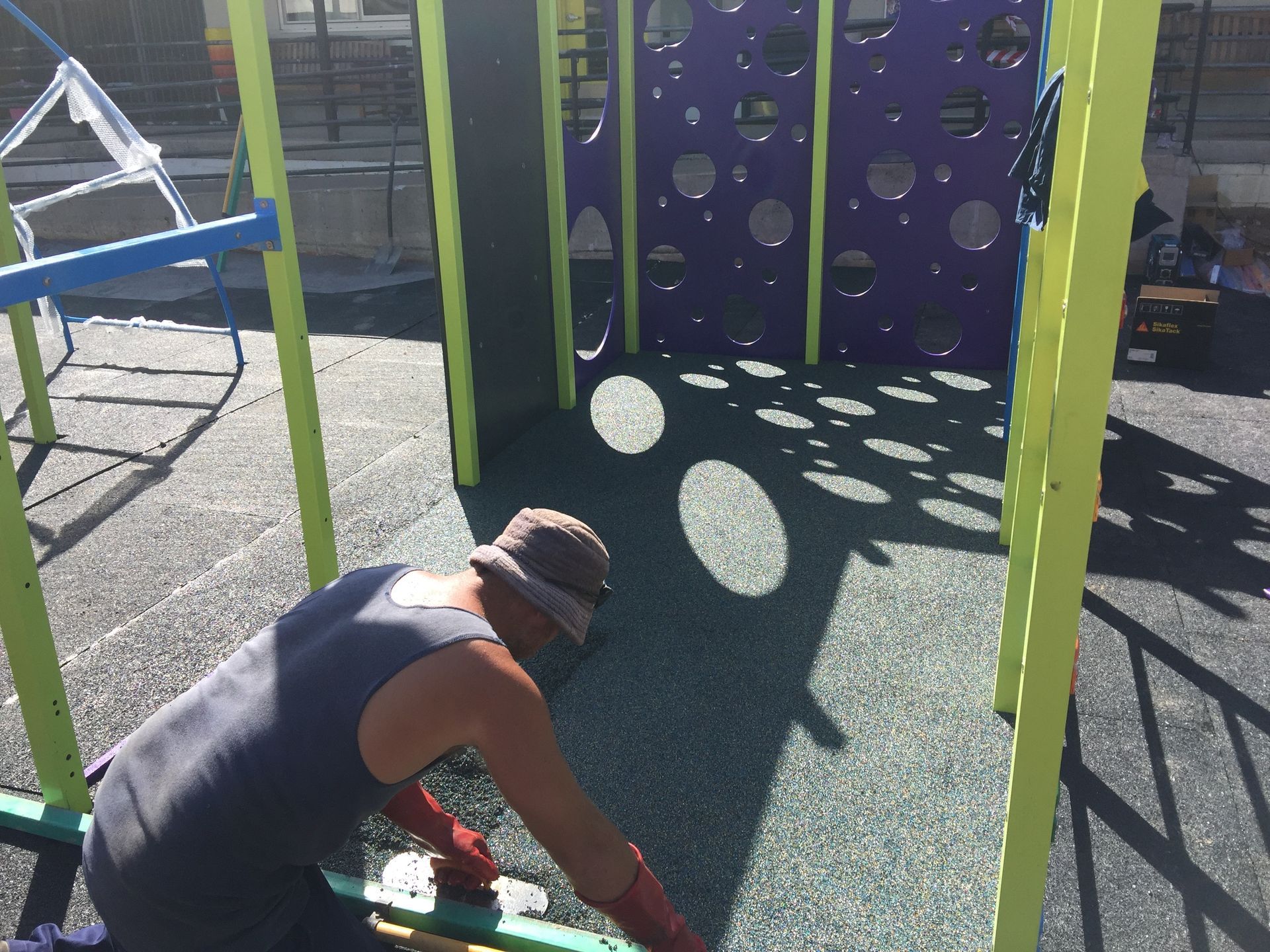 Playground Softfall and Shade Darwin Languages Centre