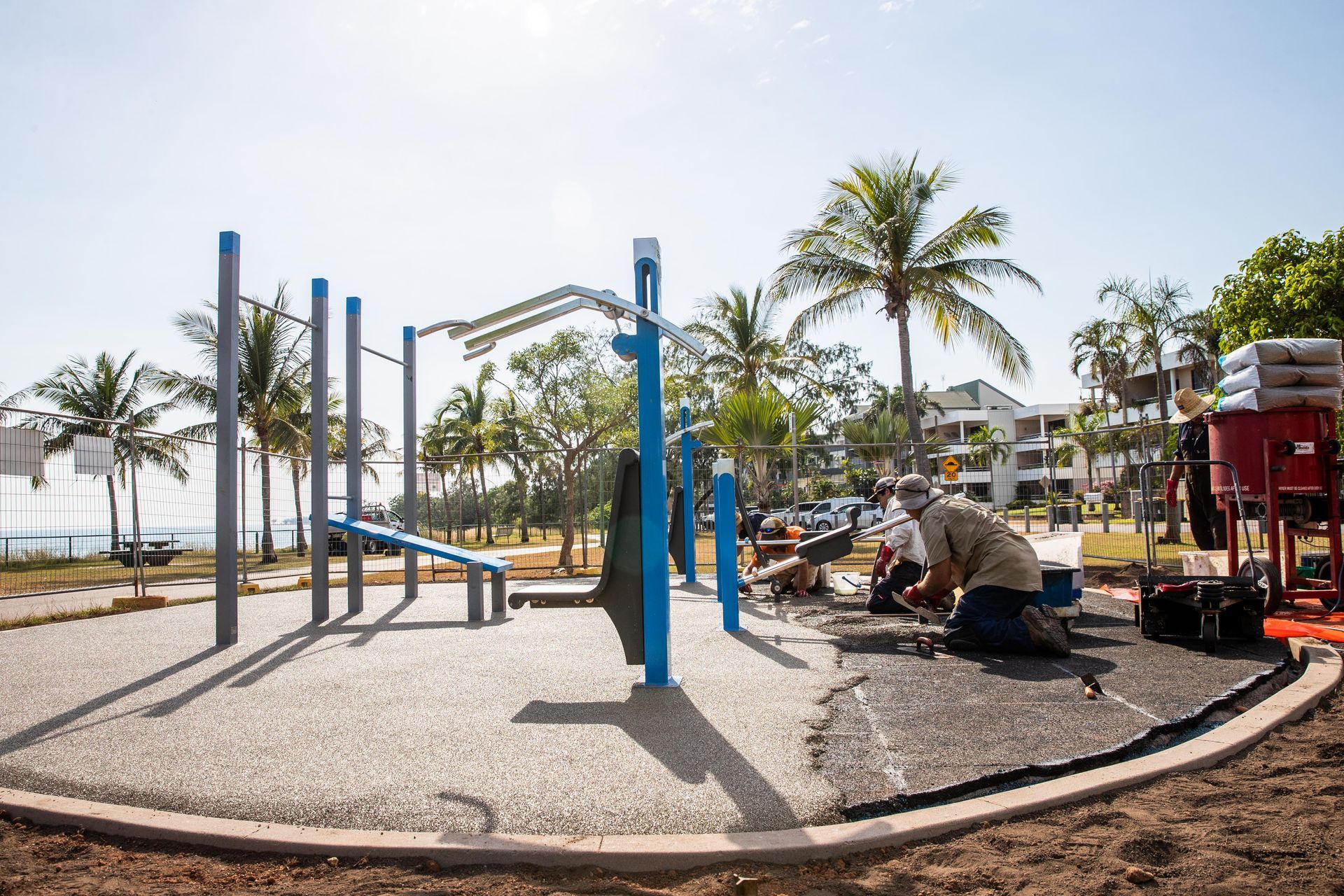 Outdoor Exercise Station Nightcliff Foreshore