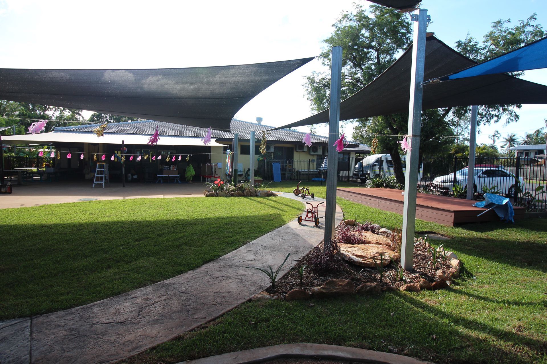Outdoor Play Area Stuart Park Childcare