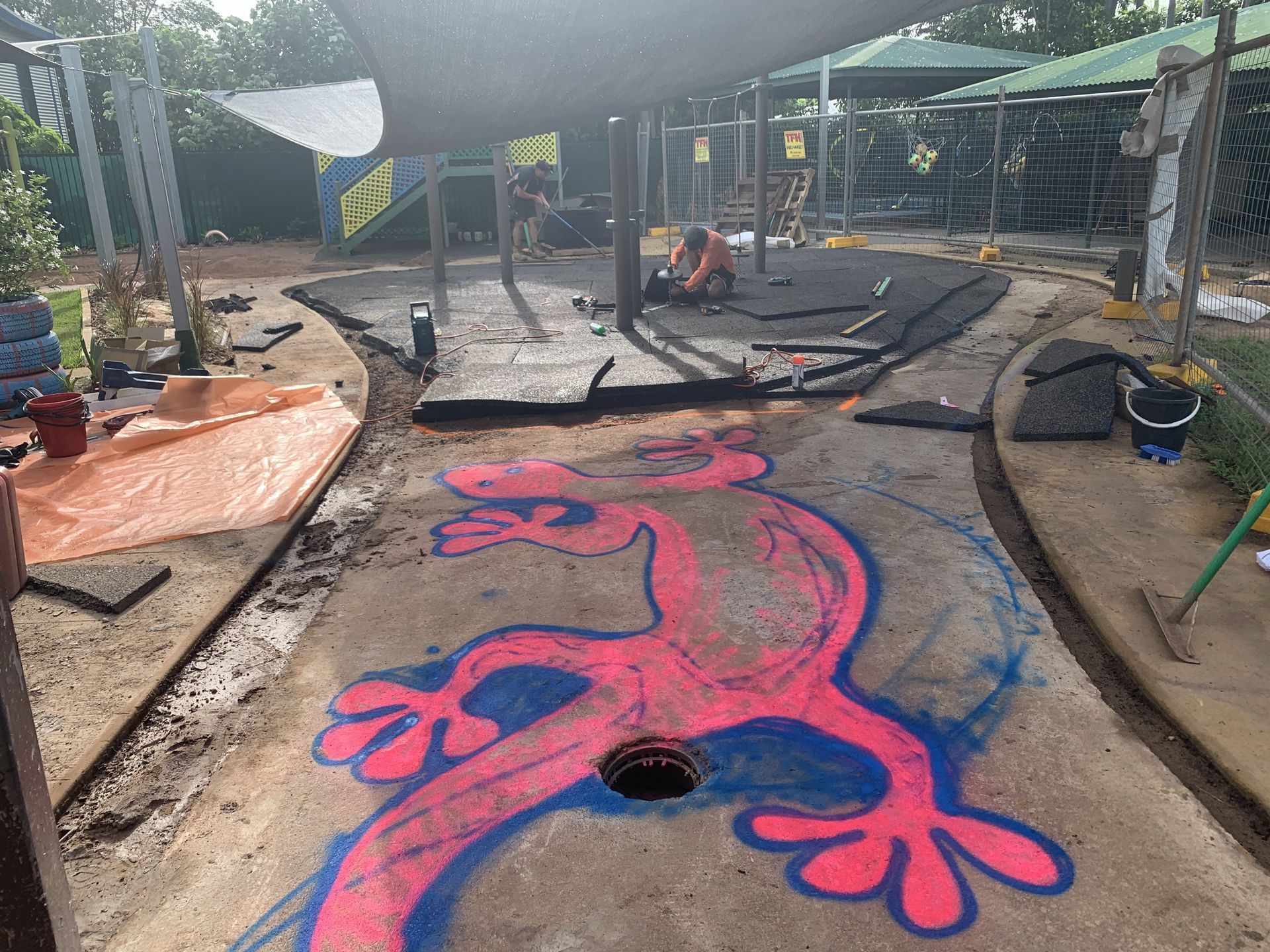 Outdoor Play Area Stuart Park Childcare