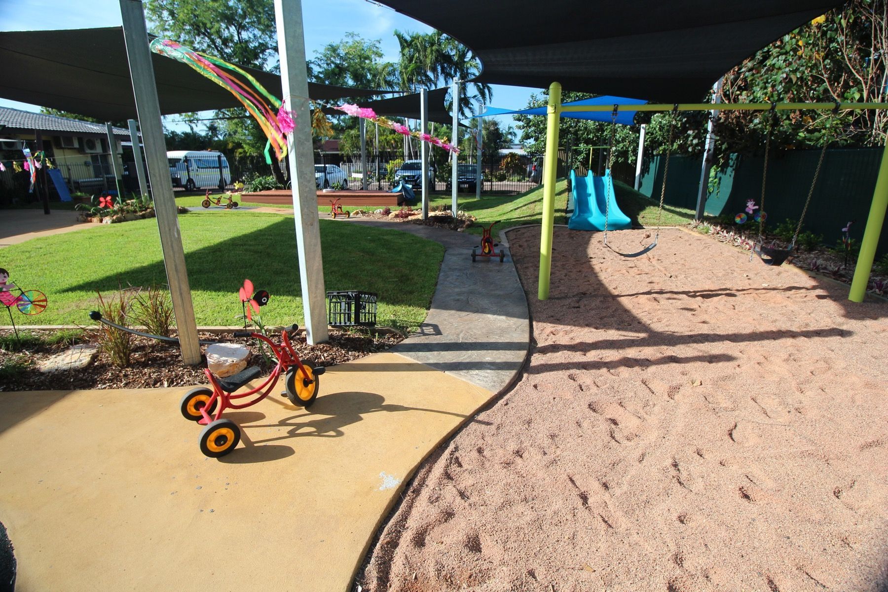 Outdoor Play Area Stuart Park Childcare