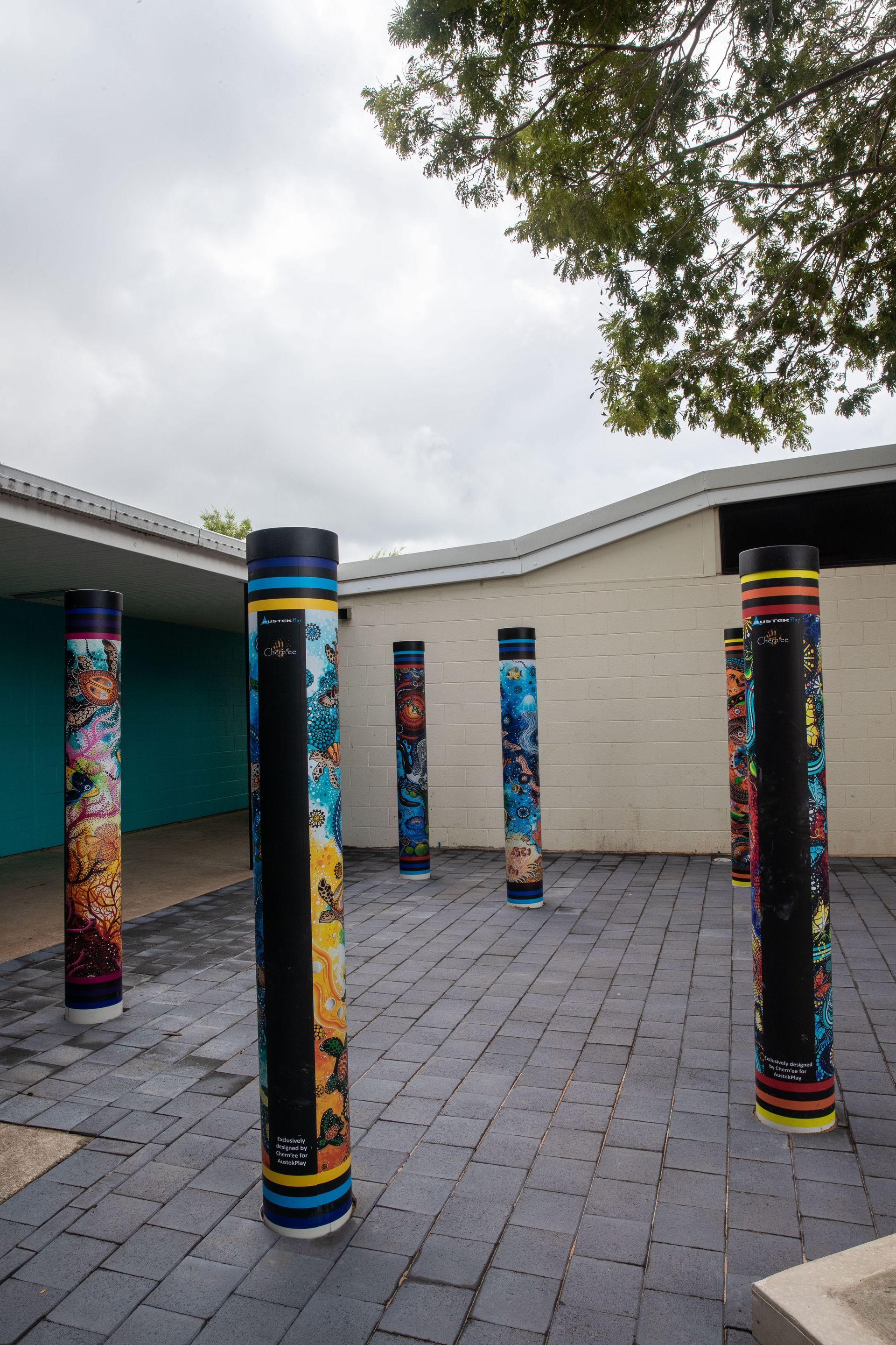 Totem Poles Moulden Primary School
