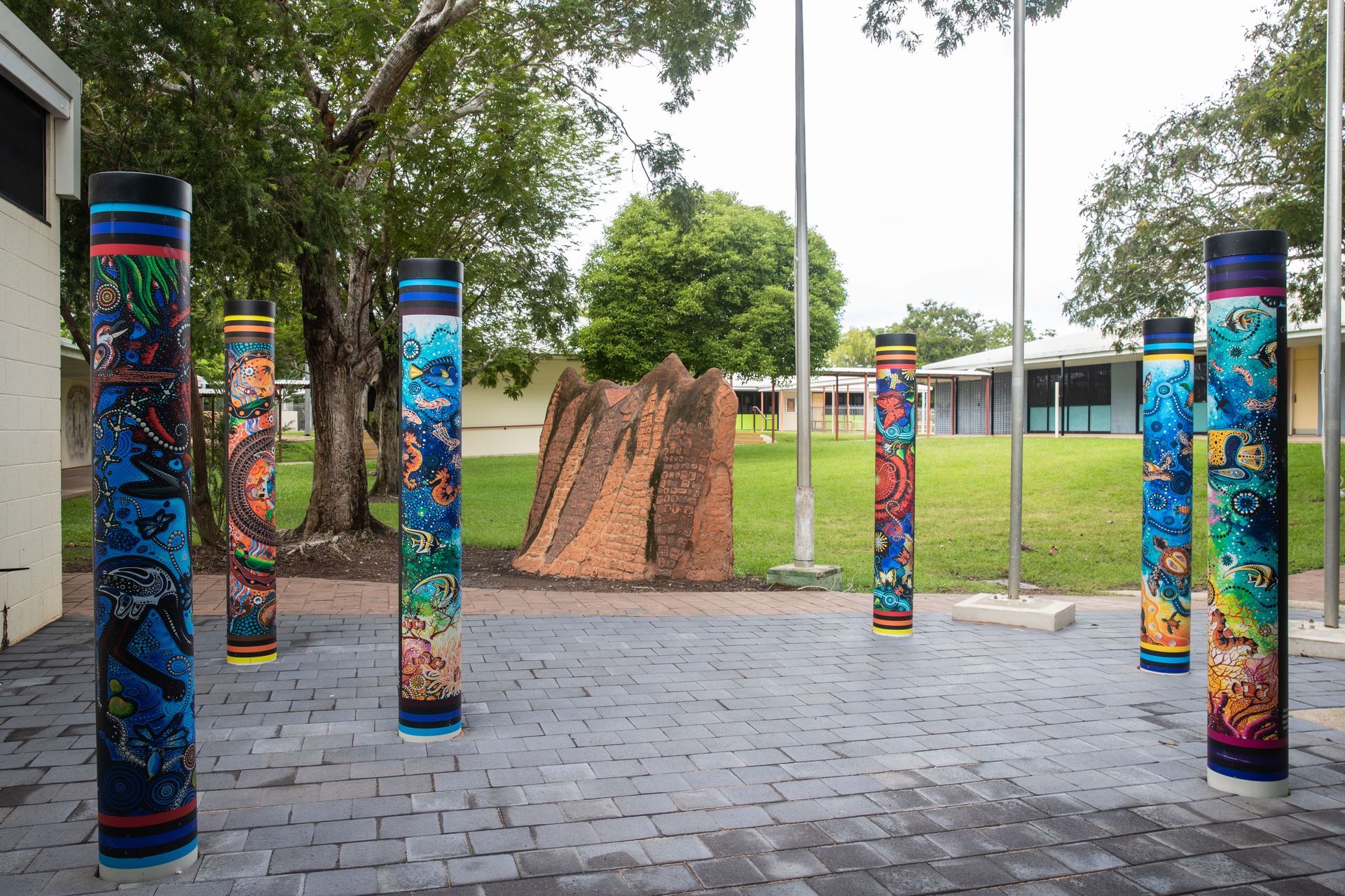 Totem Poles Moulden Primary School