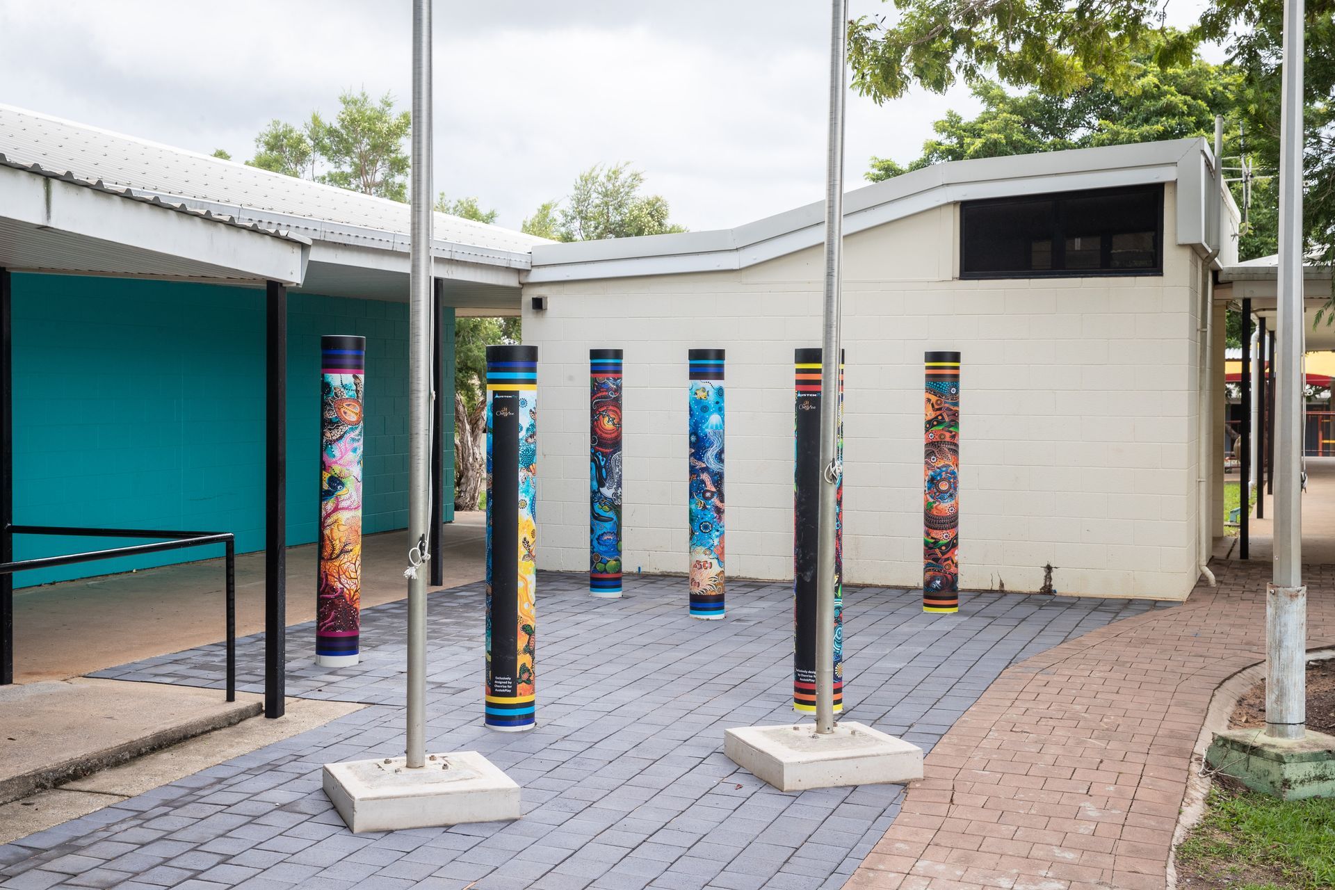 Totem Poles Moulden Primary School