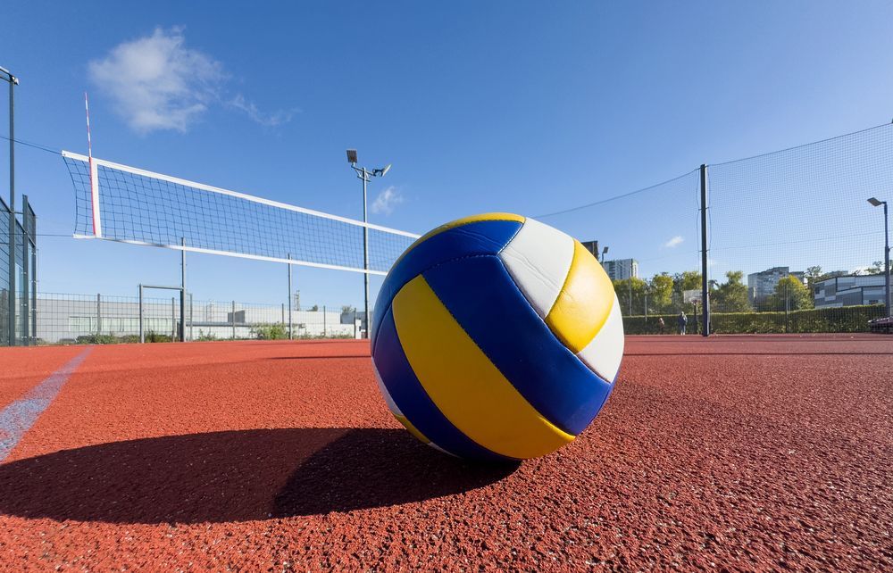 Volleyball on Outdoor Surface