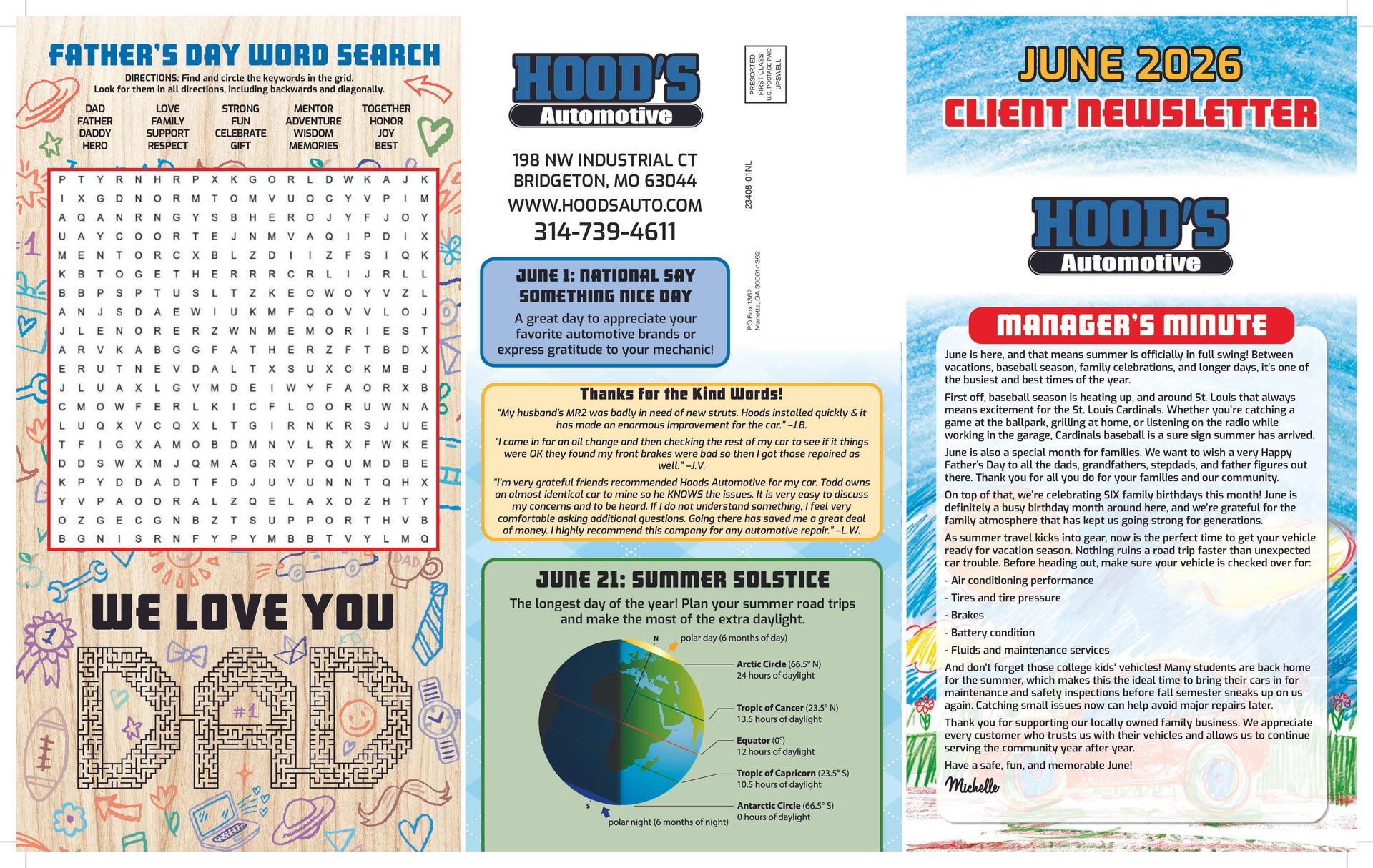 March 2026 Newsletter | Hood's Automotive